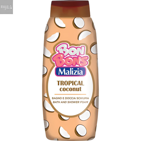 Malizia Bon Bons Tropical Coconut Bad en Douchecrème Hemelse-geuren.nl