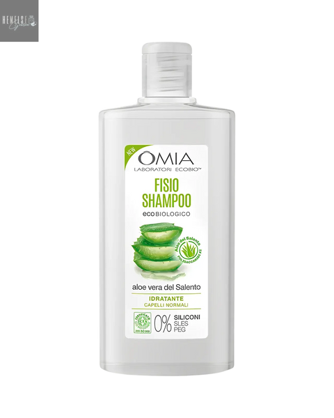 Omia Bio Shampoo Aloe Vera voor de gevoelige hoofdhuid ecologisch en biologisch Hemelse-geuren.nl