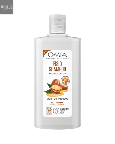 Omia Bio Shampoo di Argan voor droog en beschadigd haar ecologisch en biologisch Hemelse-geuren.nl