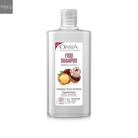 Omia Bio Shampoo Kastanje voor droog haar ecologisch en biologisch Hemelse-geuren.nl