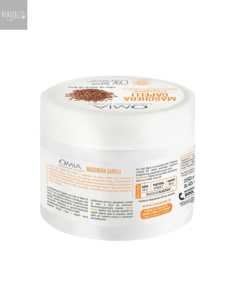 Omia Bio Haarmasker Lijnzaad omia