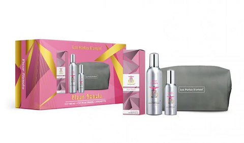 Les perles d'orient Fleur absolute cadeauverpakking eau de parfum 150ml, eau de parfum 75ml en verzorgingstasje - Hemelse-geuren.nl