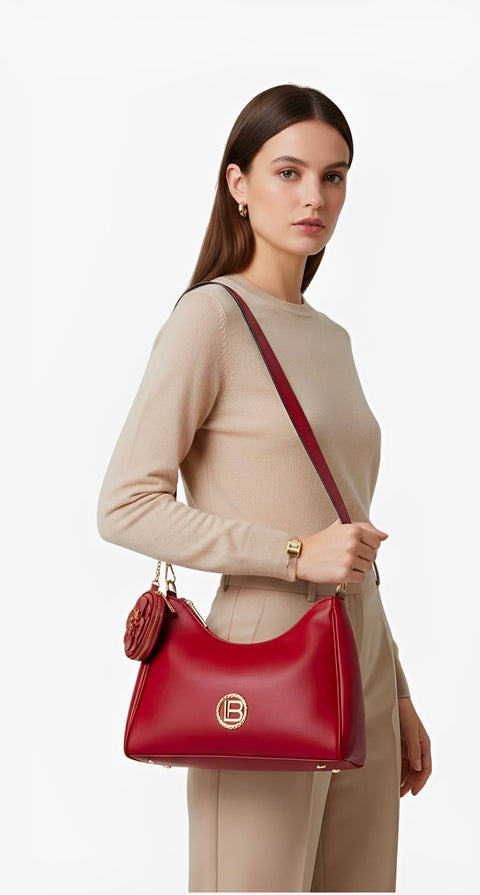 Laura Biagiotti Dausette crossbodytas rood