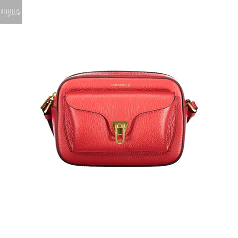 COCCINELLE Beat soft leren schoudertas scarlet rood