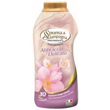 Spuma di sciampagna wasverzachter 600ml 30 wasbeurten "delicate omhelsing" voor gevoelige huid - Hemelse-geuren.nl