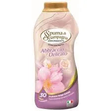 Spuma di sciampagna wasverzachter 600ml 30 wasbeurten "delicate omhelsing" voor gevoelige huid - Hemelse-geuren.nl