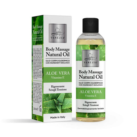 Lady Venezia Natuurlijke Lichaamsmassageolie – Aloe Vera 250ml - Hemelse-geuren.nl