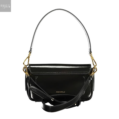 COCCINELLE C-me lock schoudertas black