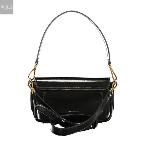 COCCINELLE C-me lock schoudertas black