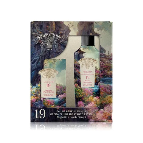 Compagnia Delle Indie cadeauverpakking lelietje-van-dalen en musk nr 19 edp 75ml met bodylotion 250ml - Hemelse-geuren.nl