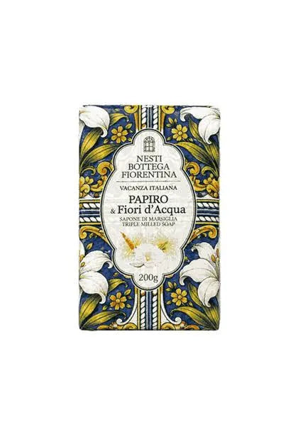 Nesti zeepblokje 200 gram Fiorentina Papiro e Fiori d'Acqua