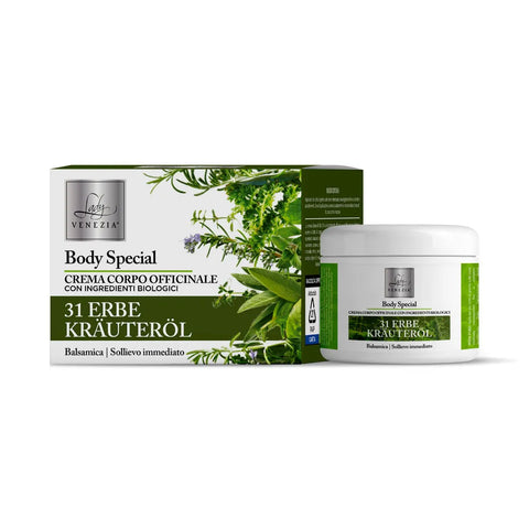 Lady venezia balsem met 31 kruiden voor directe verlichting bij spierpijn/kramp en meer 250ml - Hemelse-geuren.nl