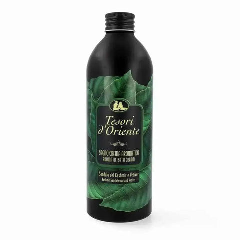 Oriente bad en douchecreme kashmir sandalwood vetiver 500ml bottle.