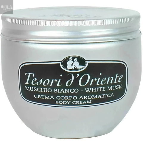 Tesori d'Oriente bodycreme white musk 300ml - Hemelse-geuren.nl