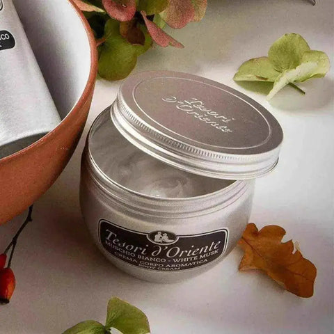 Tesori d'Oriente bodycreme white musk 300ml - Hemelse-geuren.nl