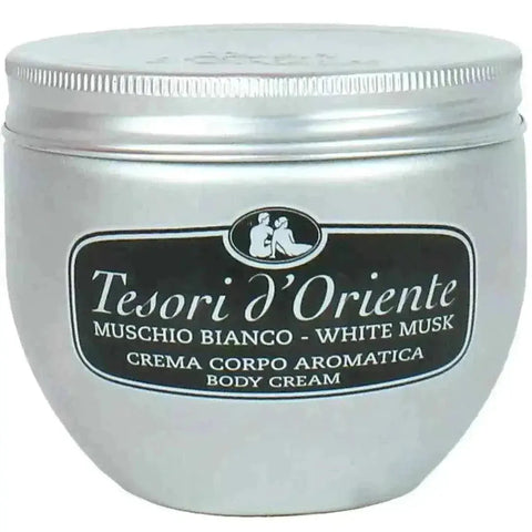 Tesori d'Oriente bodycreme white musk 300ml - Hemelse-geuren.nl