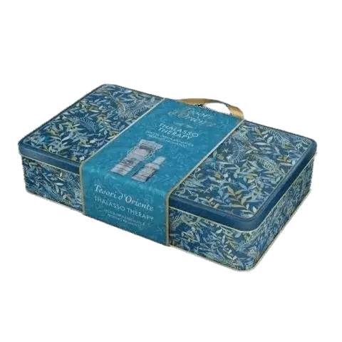 Tesori d'oriente cadeauverpakking "metalen koffer" thalasso parfum en Hemelse-geuren.nl'oriente cadeauverpakking "metalen koffer" thalasso parfum en douche