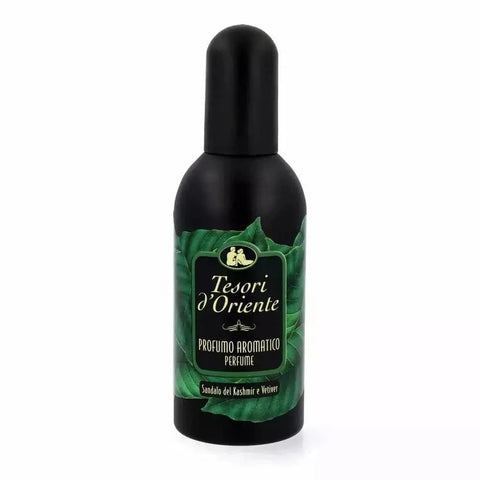 Tesori d'Oriente eau de parfum with kashmir sandalwood and vetiver, 100ml bottle.