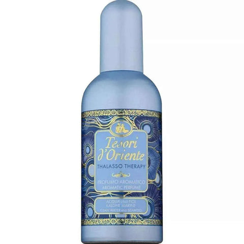 Tesori d'Oriente Thallaso eau de parfum, 100ml, with notes of bergamot, sea salt, and sandalwood.