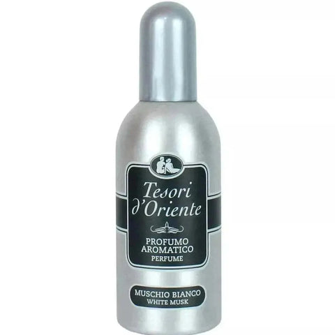 Tesori d'Oriente eau de parfum white musk 100ml bottle.