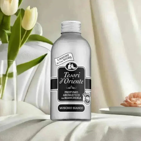 Tesori d'Oriente white musk geconcentreerde wasparfum 250ml Voor 35 wasbeurten - Hemelse-geuren.nl