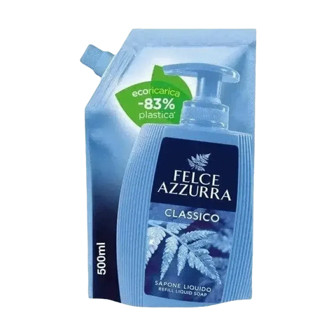 Felce azzurra vloeibare handzeep navulling classico 500ml - Hemelse-geuren.nl