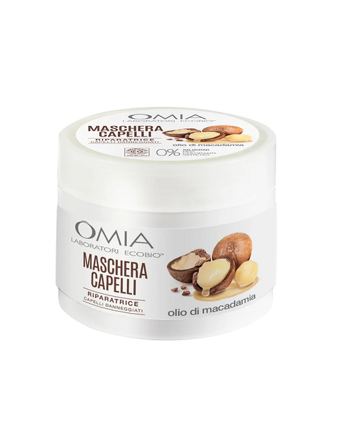 Omia Bio haarmasker met macadamia olie, haarmasker, Hemelse-geuren.nl