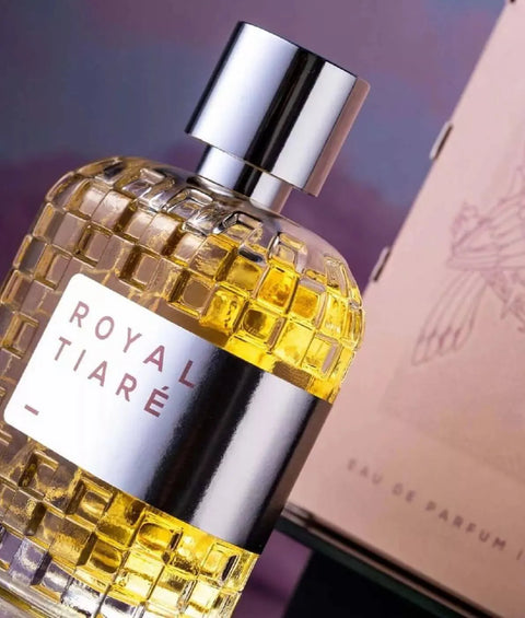 LPDO Royal tiaré cadeauverpakking eau de parfum Intense 100ml, bad/douchecreme en verzorgingstasje - Hemelse-geuren.nl