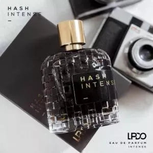 LPDO Hash intense cadeauverpakking Eau de parfum 100ml, bad en douche 100ml en verzorgingstasje - Hemelse-geuren.nl