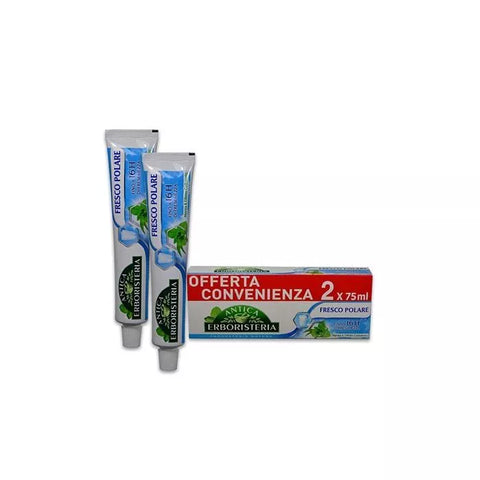 antica erboristeria toothpaste fresh value pack "fresco polare"