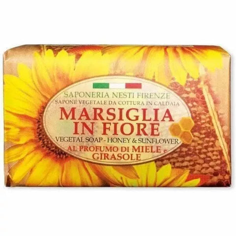 Nesti Dante zeepblokje Marsiglia met honing en zonnebloem - Hemelse-geuren.nl