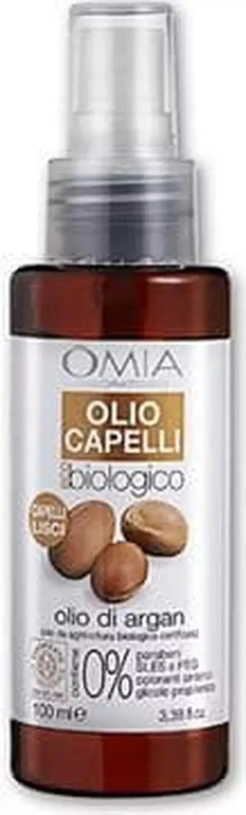 Omia Bio haarolie met biologische argan 100 ml - Hemelse-geuren.nl