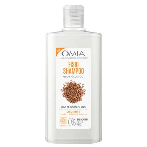 Omia shampoo met lijnzaadolie biologisch - Hemelse-geuren.nl