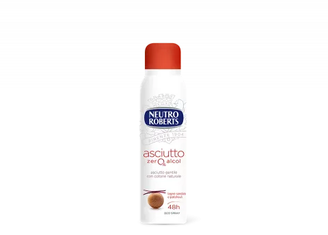 Neutro Roberts borotalco deodorant spray sandelhout en patchouli zonder alcohol