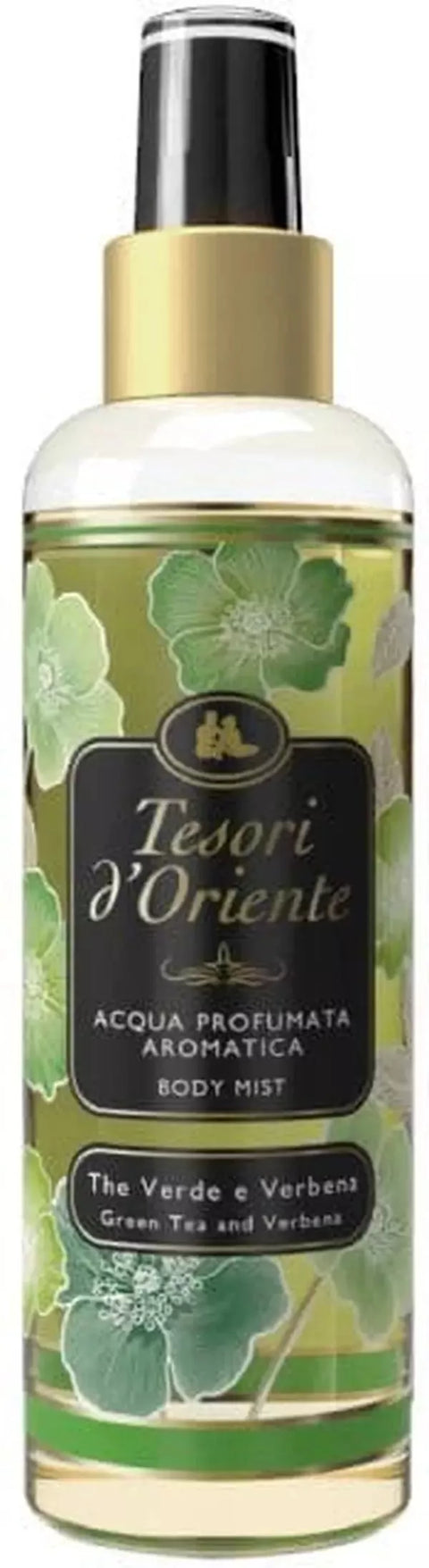 Tesori d'oriente bodymist en parfum Groene thee en verbena - Hemelse-geuren.nl